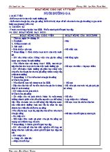 Kế hoạch bài học Kĩ thuật lớp 5 - Tiết 19+20 - Bùi Thanh Cường
